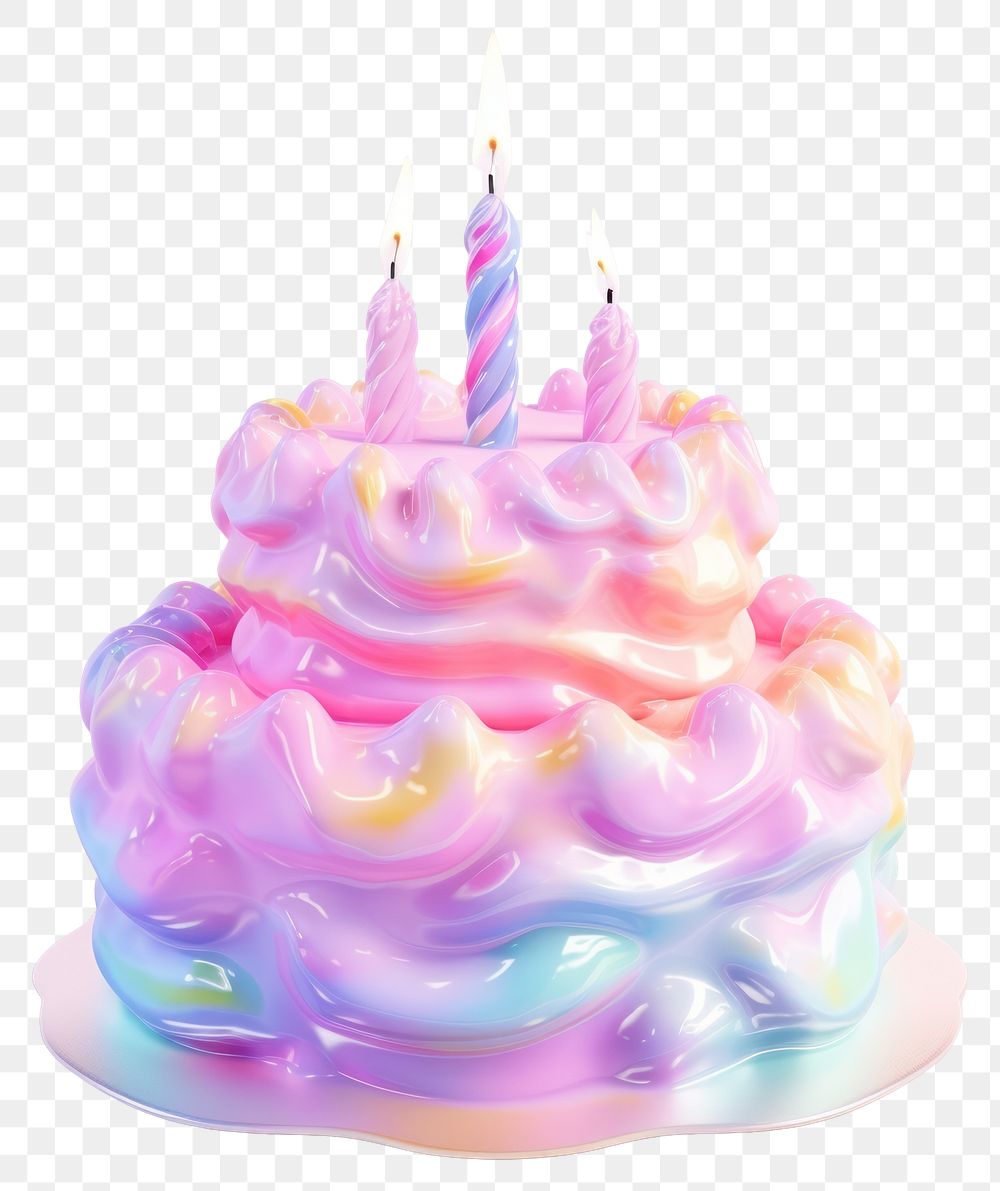PNG Birthday cake dessert candle icing. AI generated Image by rawpixel.