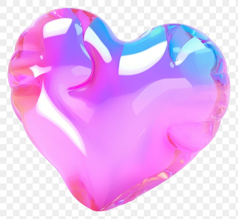 PNG Heart abstract gemstone glowing. AI generated Image by rawpixel.