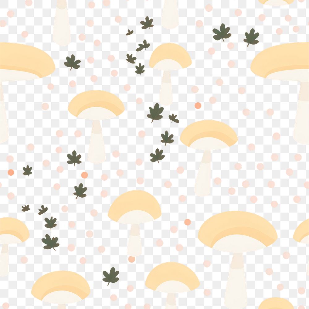 PNG Mushroom pattern backgrounds fungus. AI generated Image by rawpixel.