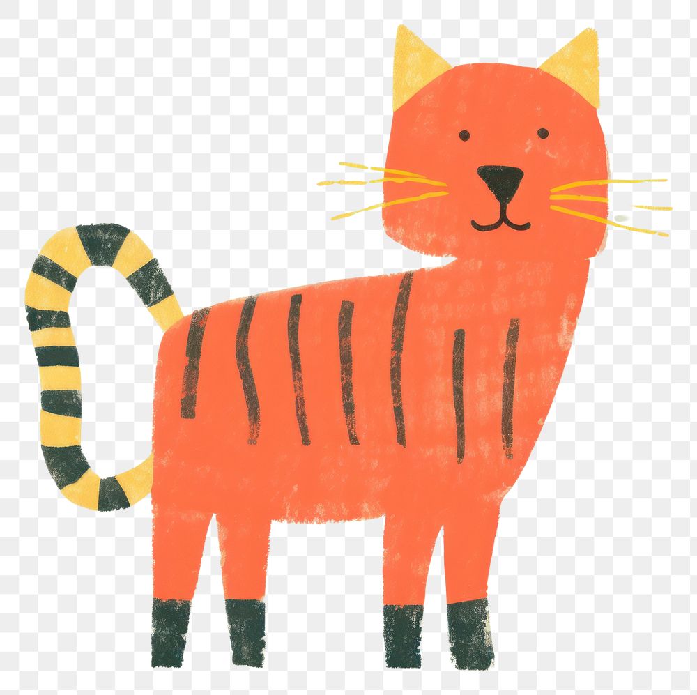 PNG  Tiger animal mammal pet. AI generated Image by rawpixel.