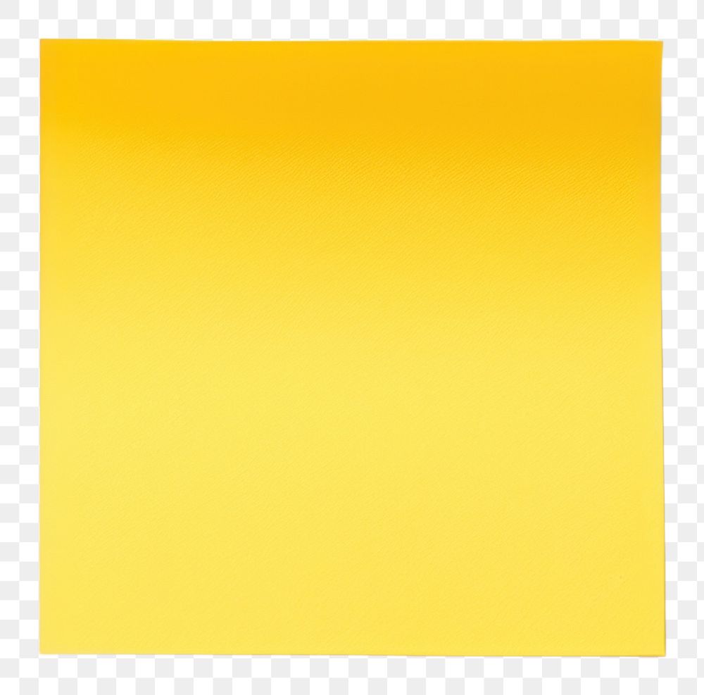 PNG  Yelow sticky note white background simplicity blackboard. AI generated Image by rawpixel.