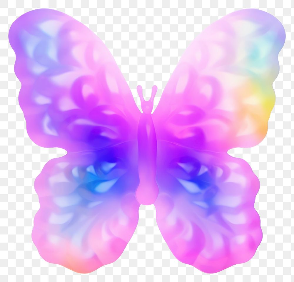 PNG Butterfly purple petal accessories. AI generated Image by rawpixel.