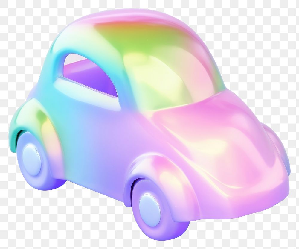PNG Toy car abstract rainbow bathroom. AI generated Image by rawpixel.