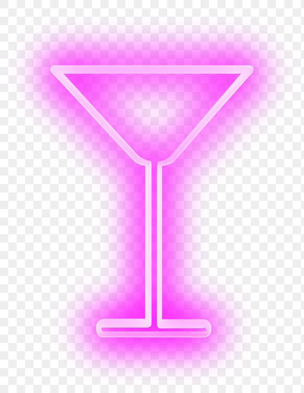 PNG Pastel neon cocktail purple light cosmopolitan