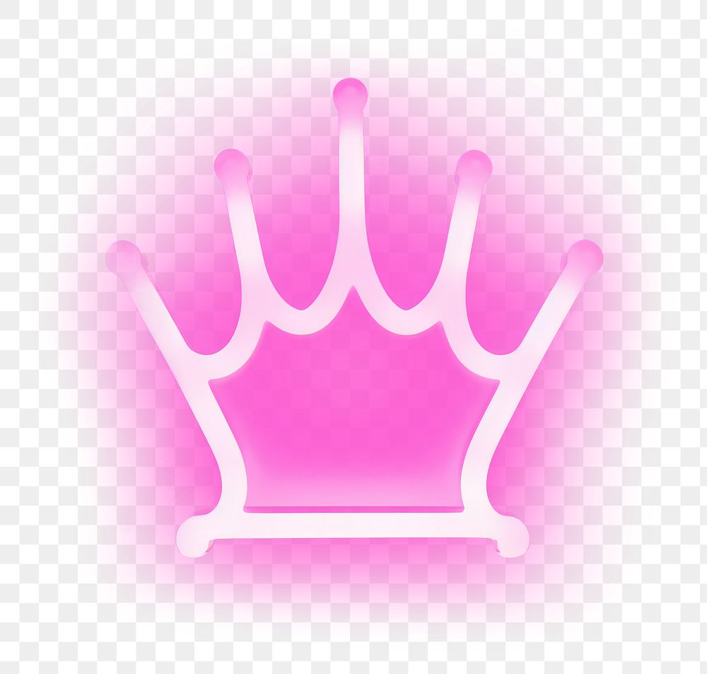 PNG Pastel neon crown light illuminated lighting. AI generated Image by rawpixel.