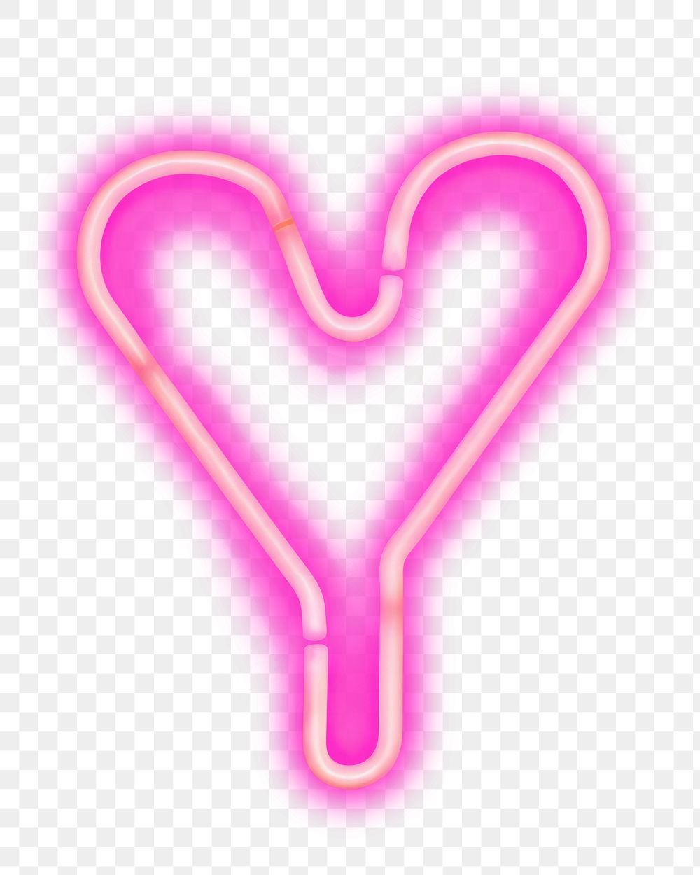PNG Pastel neon mini heart light purple line. AI generated Image by rawpixel.
