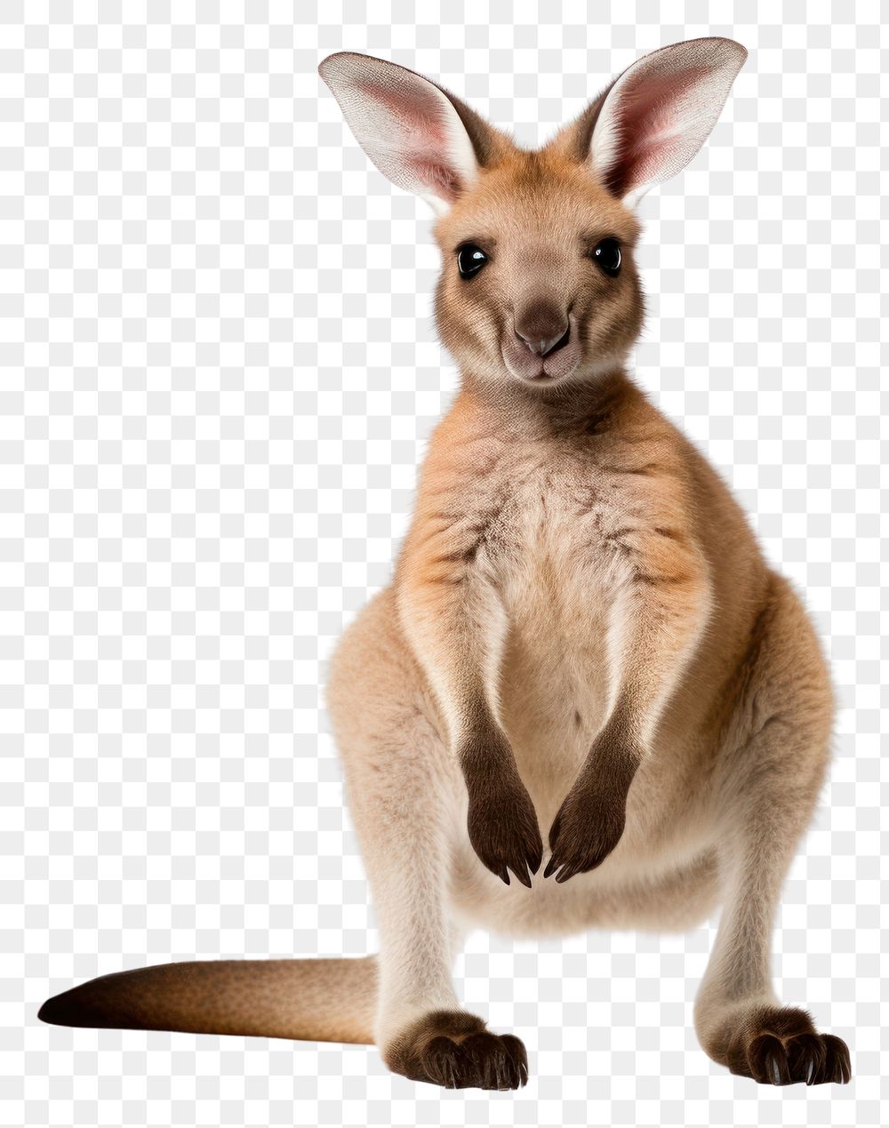PNG Carnivora kangaroo wildlife portrait. AI generated Image by rawpixel.