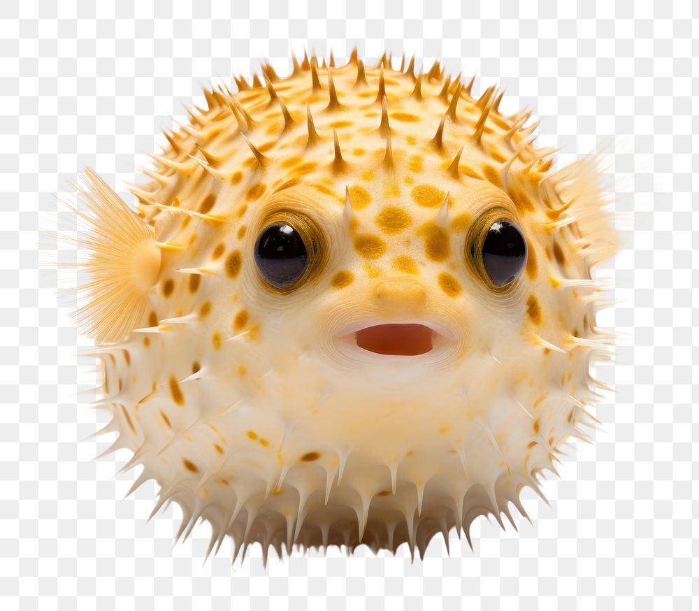PNG A baby puffer fish animal pomacentridae erinaceidae. AI generated Image by rawpixel.