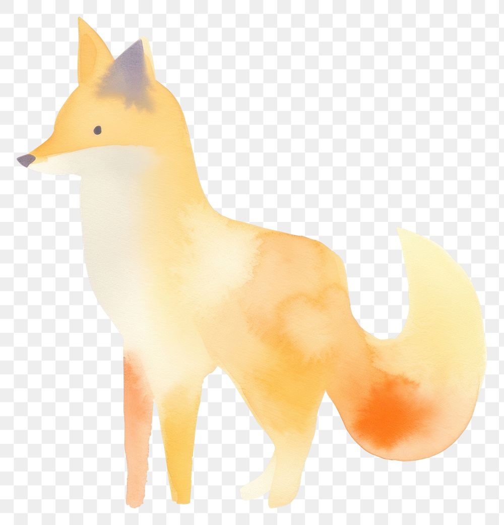 PNG Fox animal mammal coyote. AI generated Image by rawpixel.