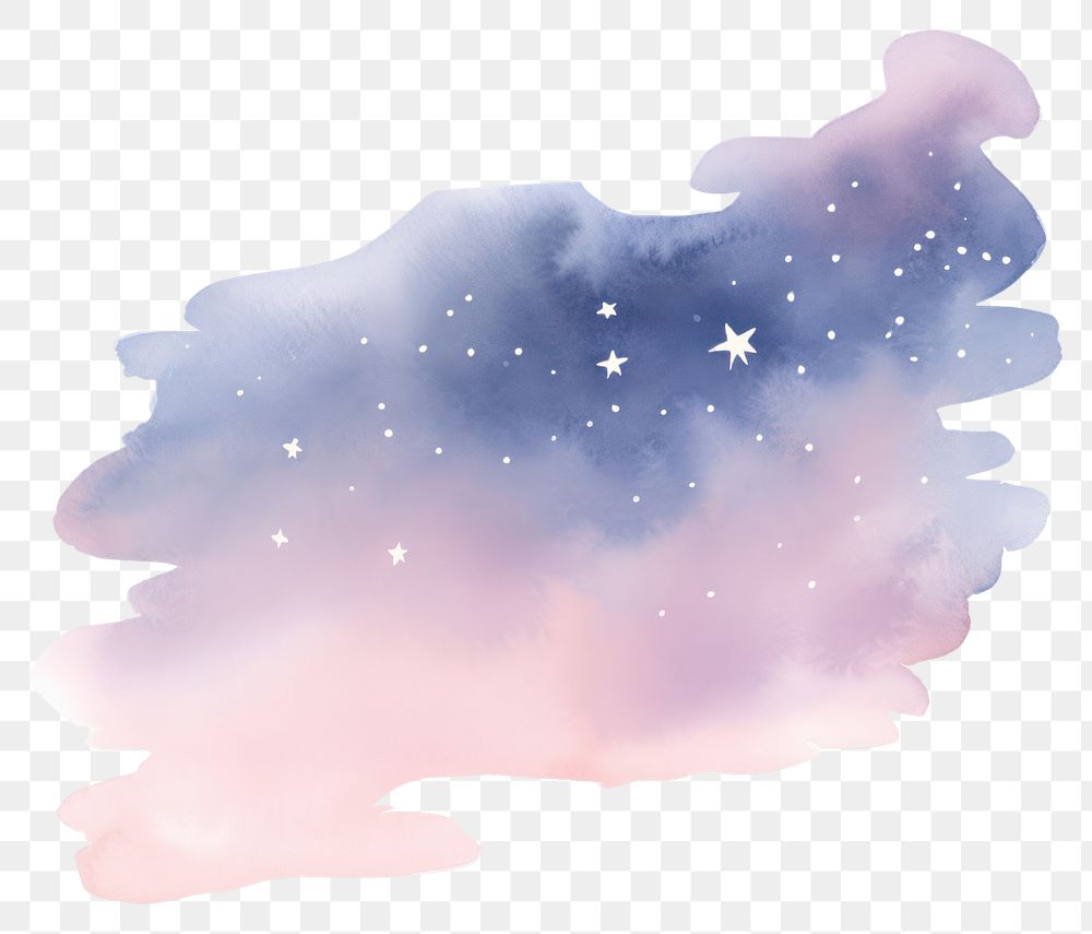 PNG Night sky nature white background astronomy. AI generated Image by rawpixel.