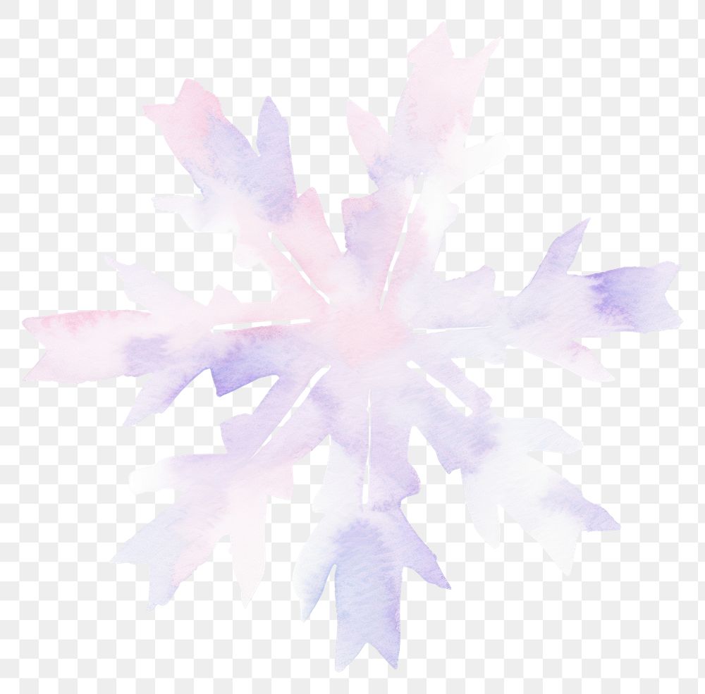 PNG Snowflake leaf white background fragility. AI generated Image by rawpixel.