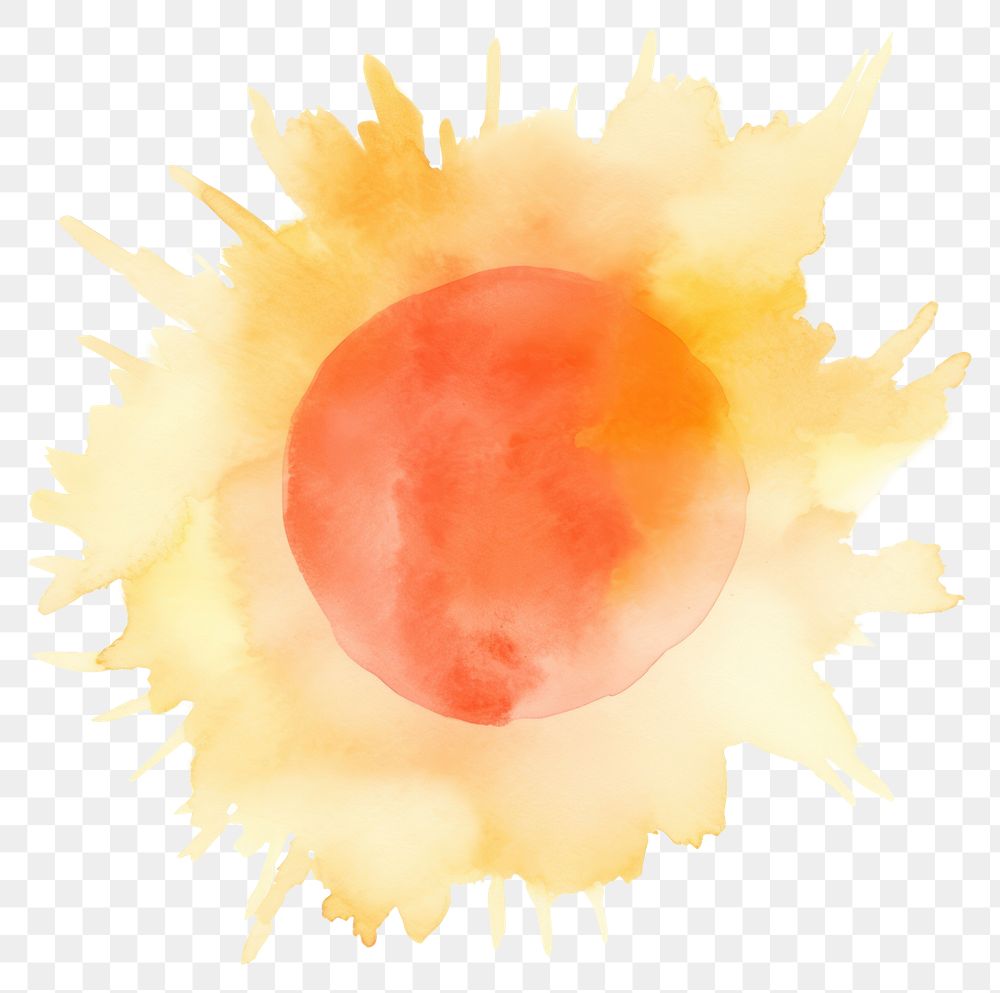 PNG Sun backgrounds white background splattered. AI generated Image by rawpixel.