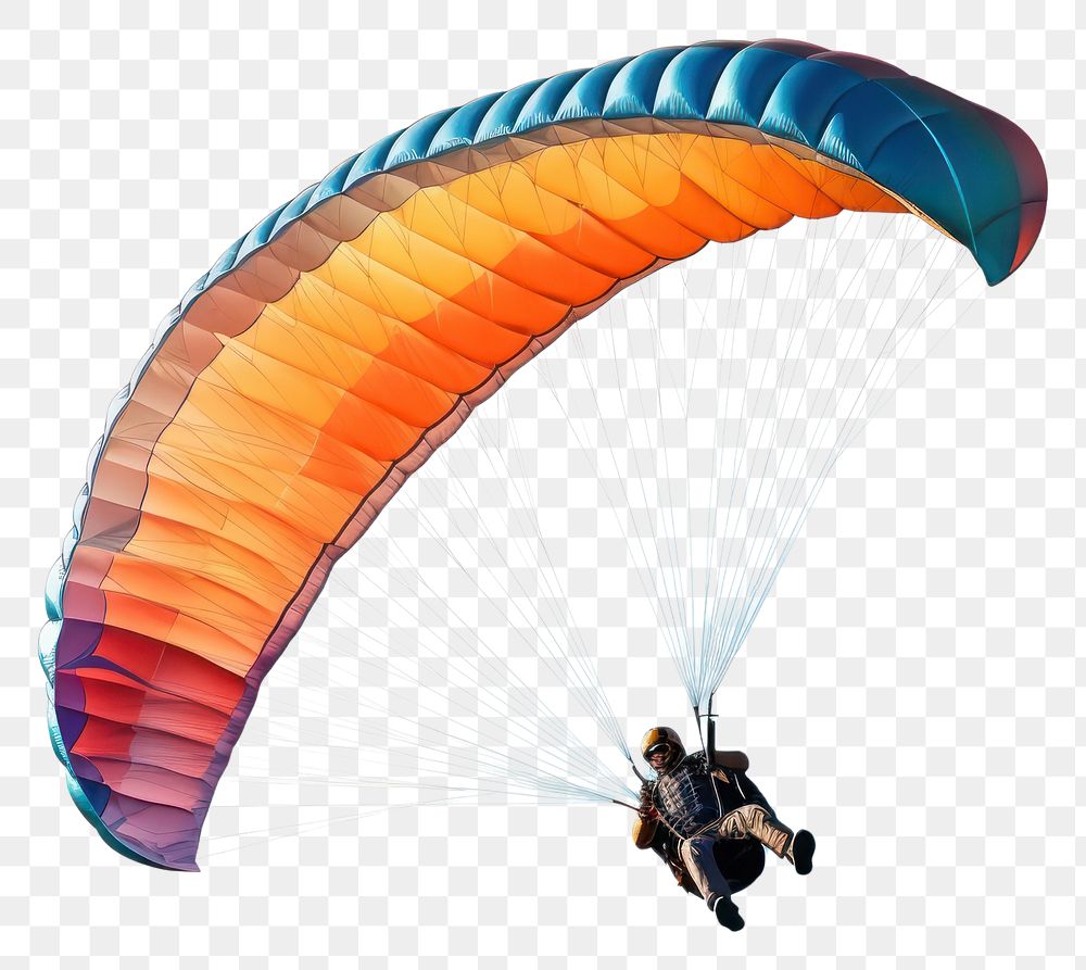 PNG Sportsman flying paragliding recreation adventure. AI generated Image by rawpixel.