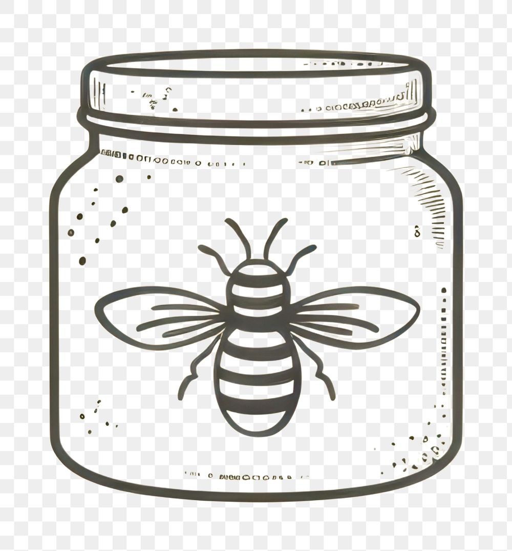 PNG Insect animal jar bee.