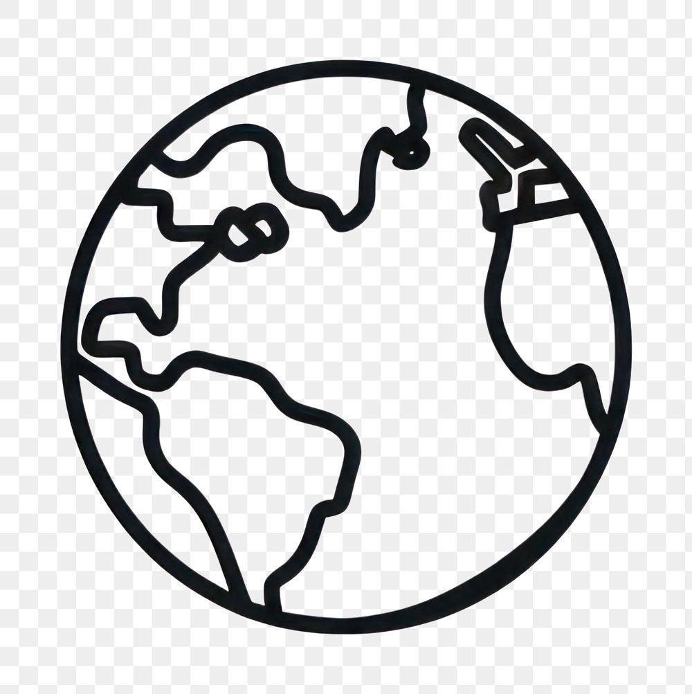 PNG Earth planet sphere shape globe.