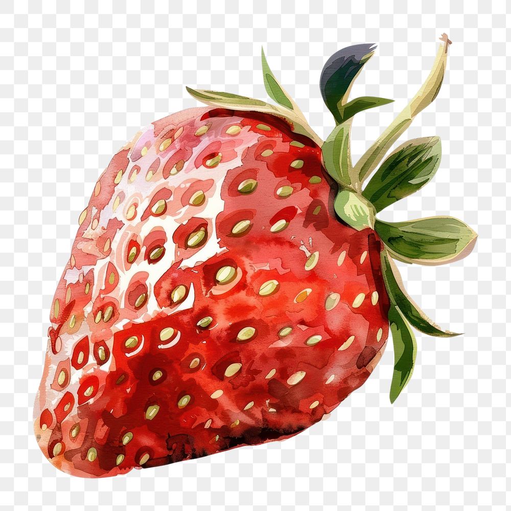 PNG  Cute strawberry produce diaper fruit.