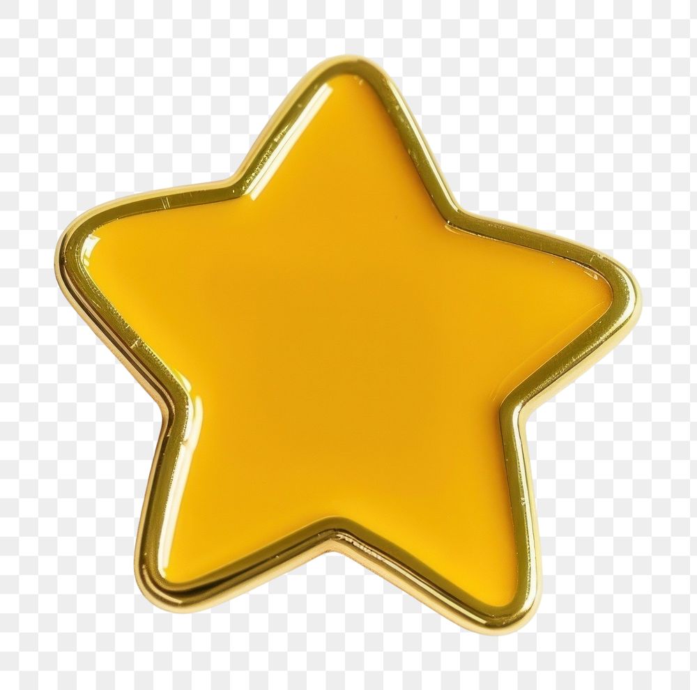 PNG Star shape pin badge confectionery symbol sweets.