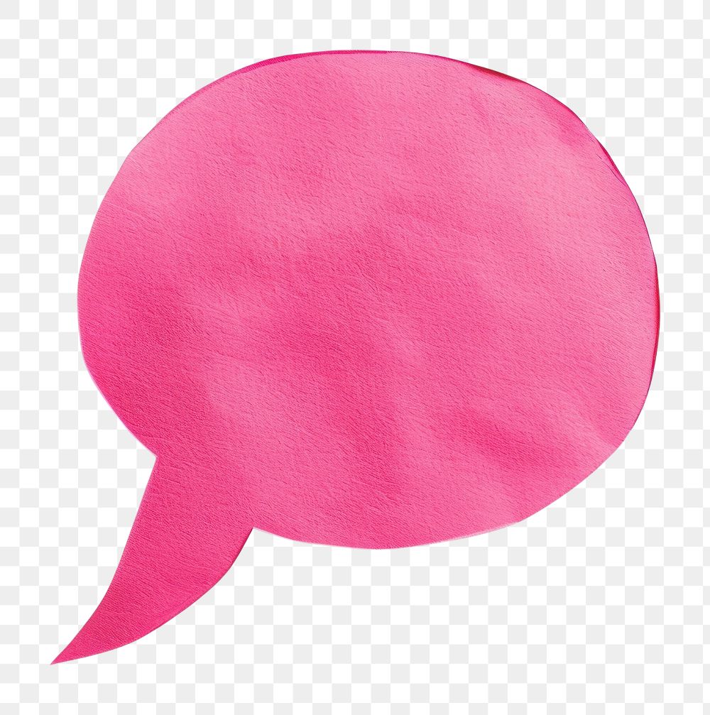 PNG Pink speech bubble shape paper clothing swimwear.