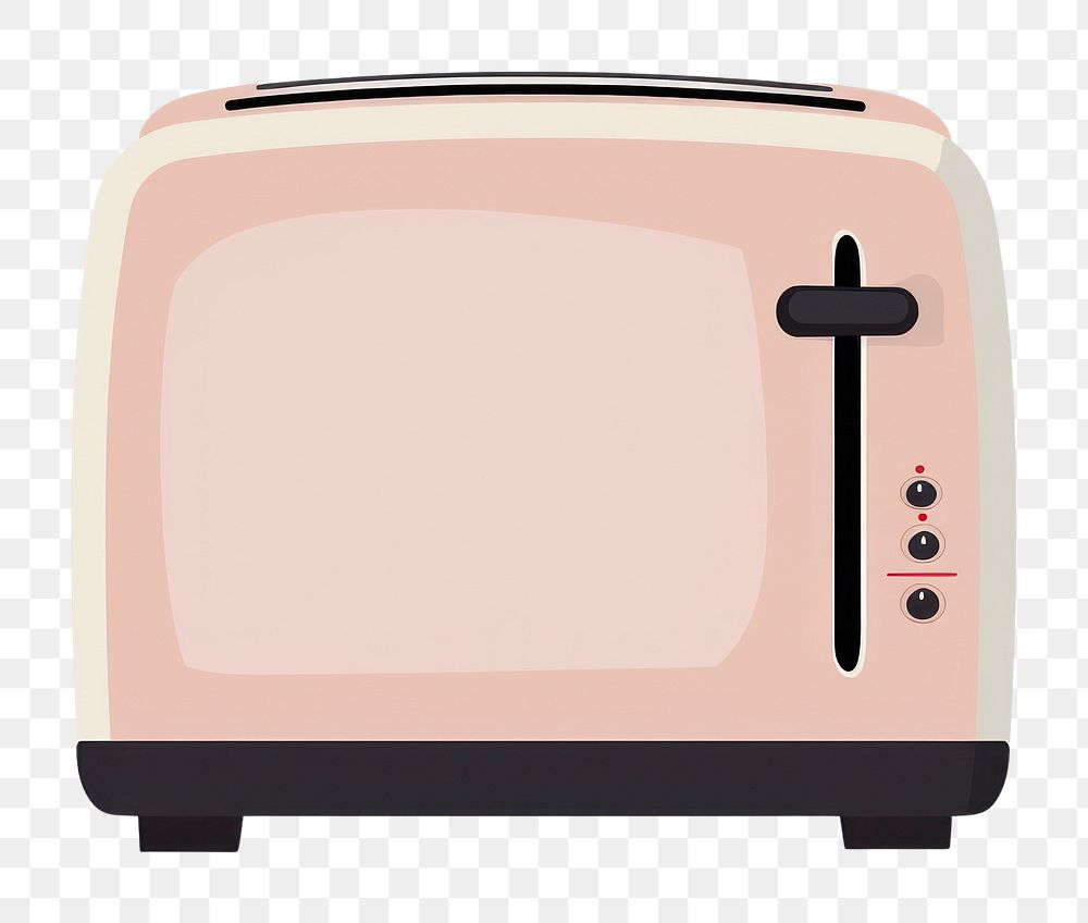 Flat design toaster appliance microwave device.