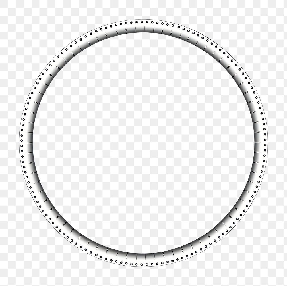 Circular shaped frame oval.