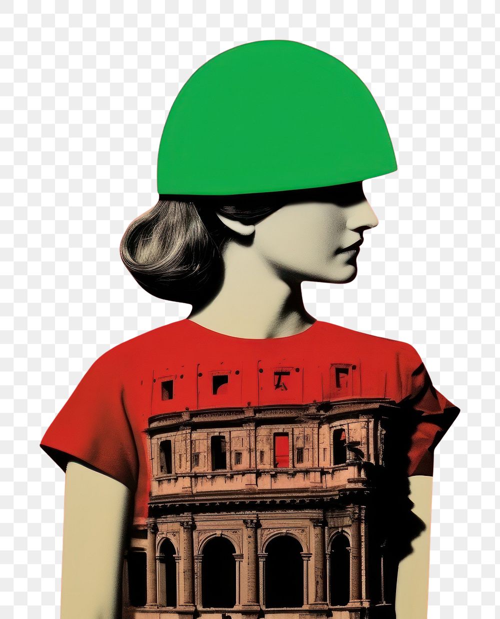 PNG Pop italy traditional art collage represent of italy culture advertisement photography clothing.