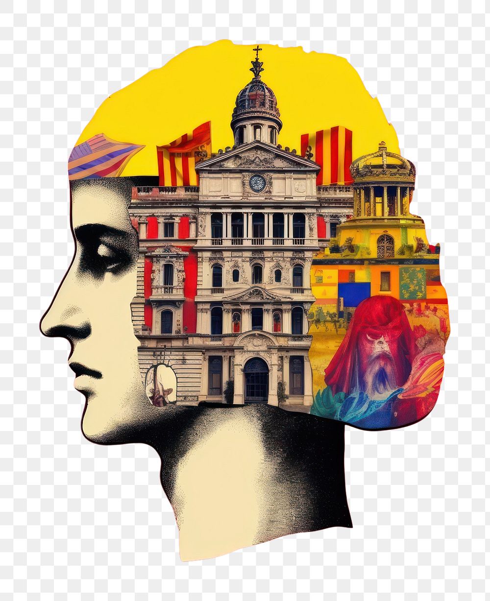 PNG Pop Spain traditional art collage represent of Spain culture advertisement photography painting.