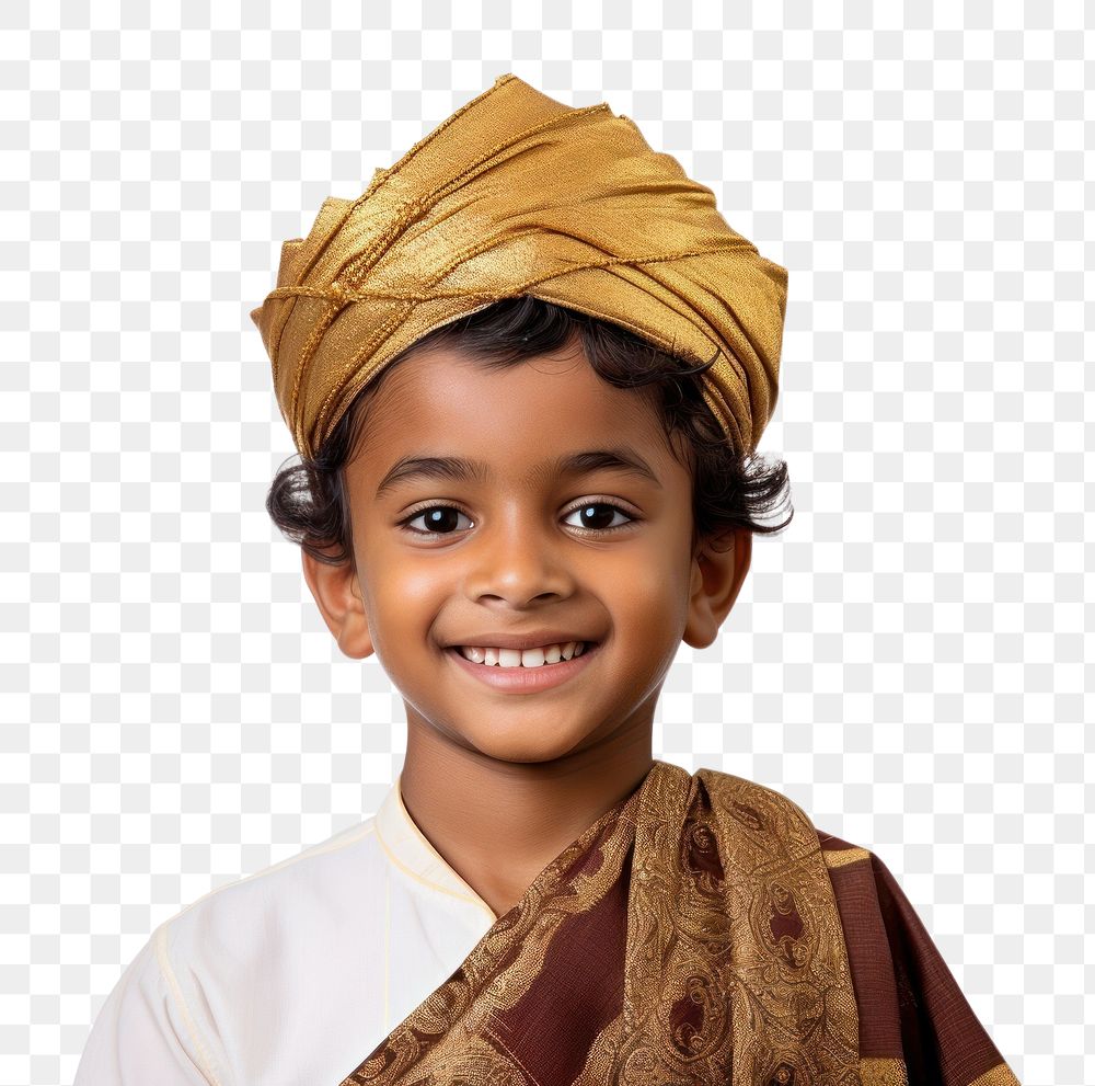 PNG  Boy wearing traditional Sri Lankan clothing photo photography portrait.