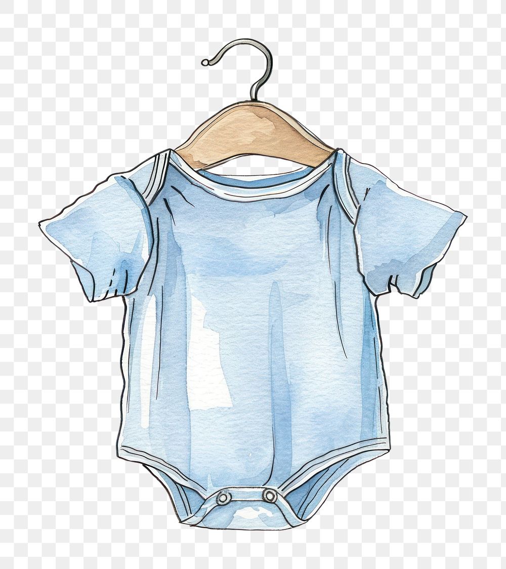 PNG  Individual baby t-shirt hanger electronics clothing.