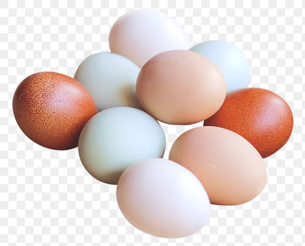 Eggs png sticker, food ingredient, transparent background
