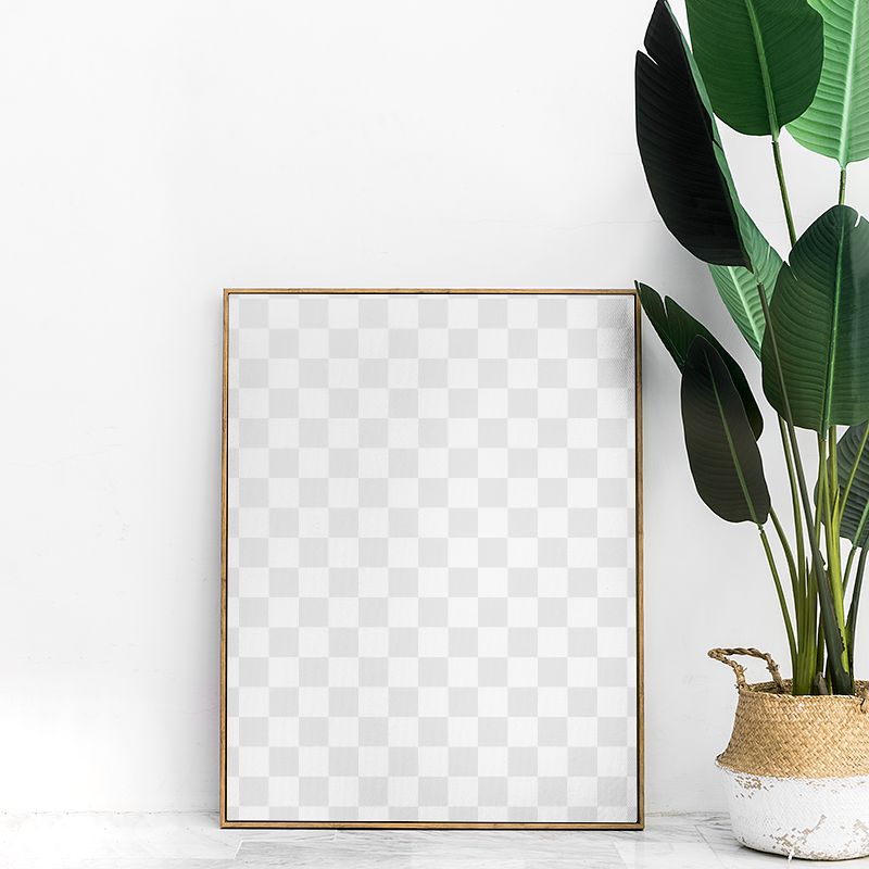 Photo frame mockup png transparent