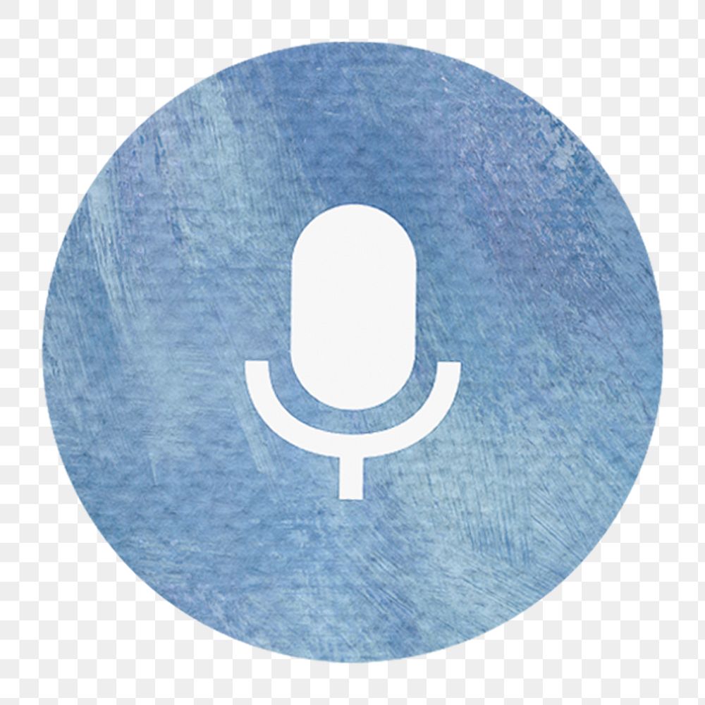 Microphone watercolor icon png sticker, social media graphic, transparent background