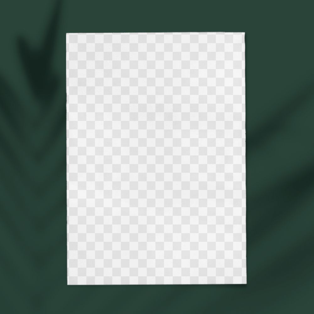 Note paper png transparent mockup