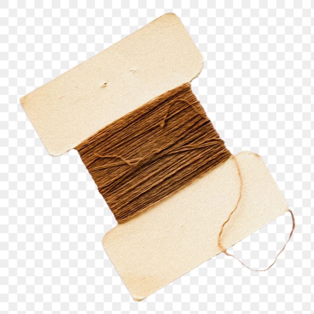 Sewing thread png sticker, transparent background