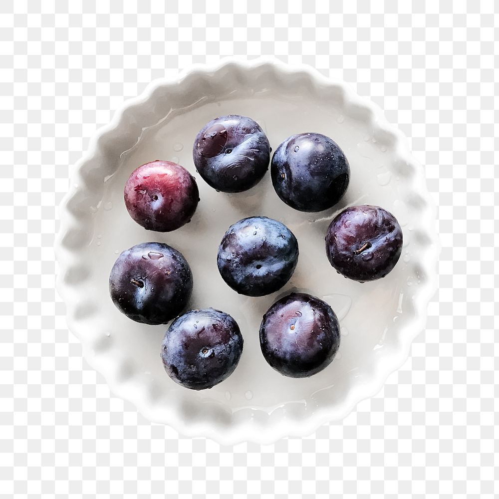 Png plum, transparent background