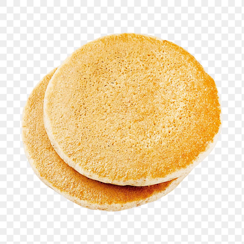 Mini pancakes png collage element, transparent background