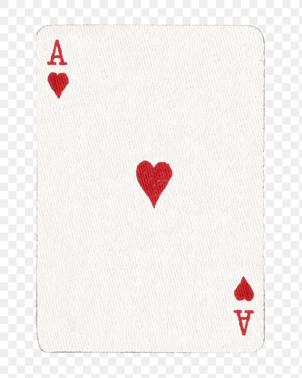 PNG Ace heart poker card transparent background. Remixed by rawpixel.