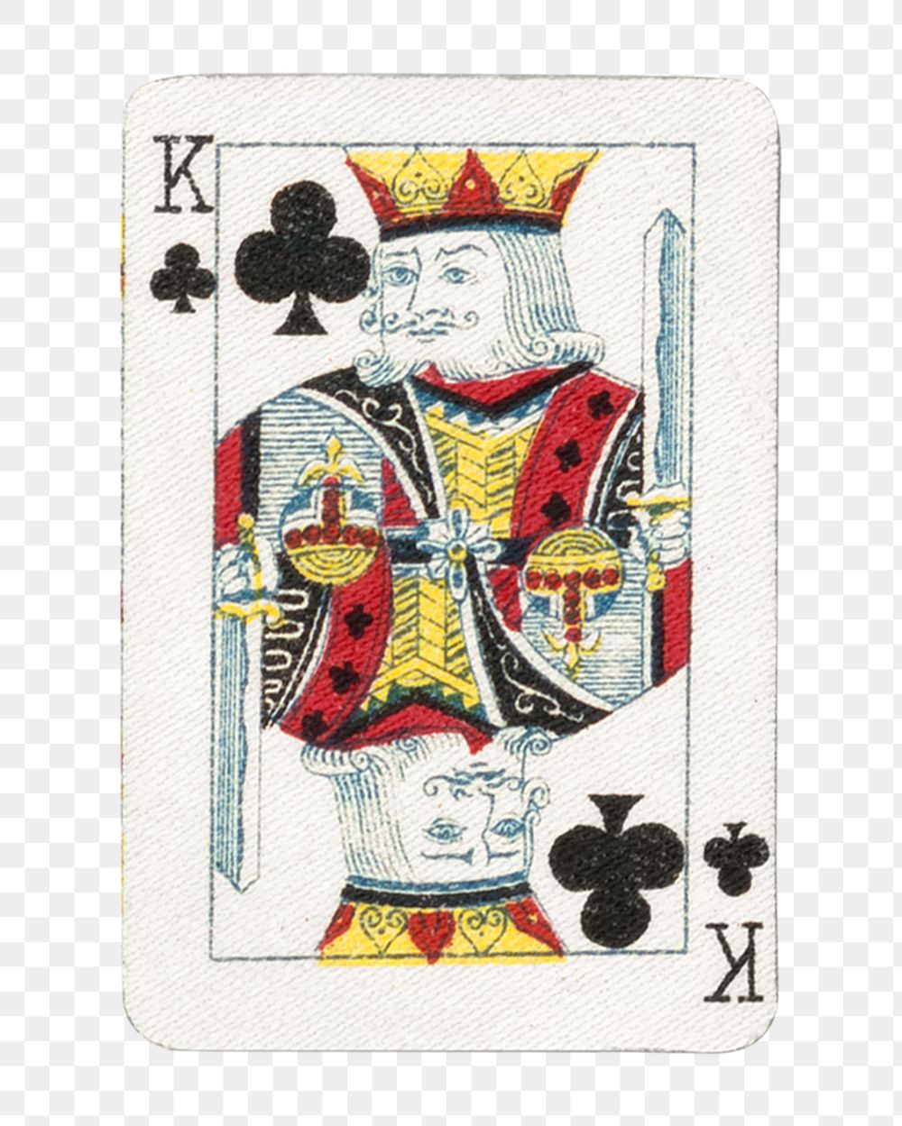 PNG King poker card  transparent background. Remixed by rawpixel.