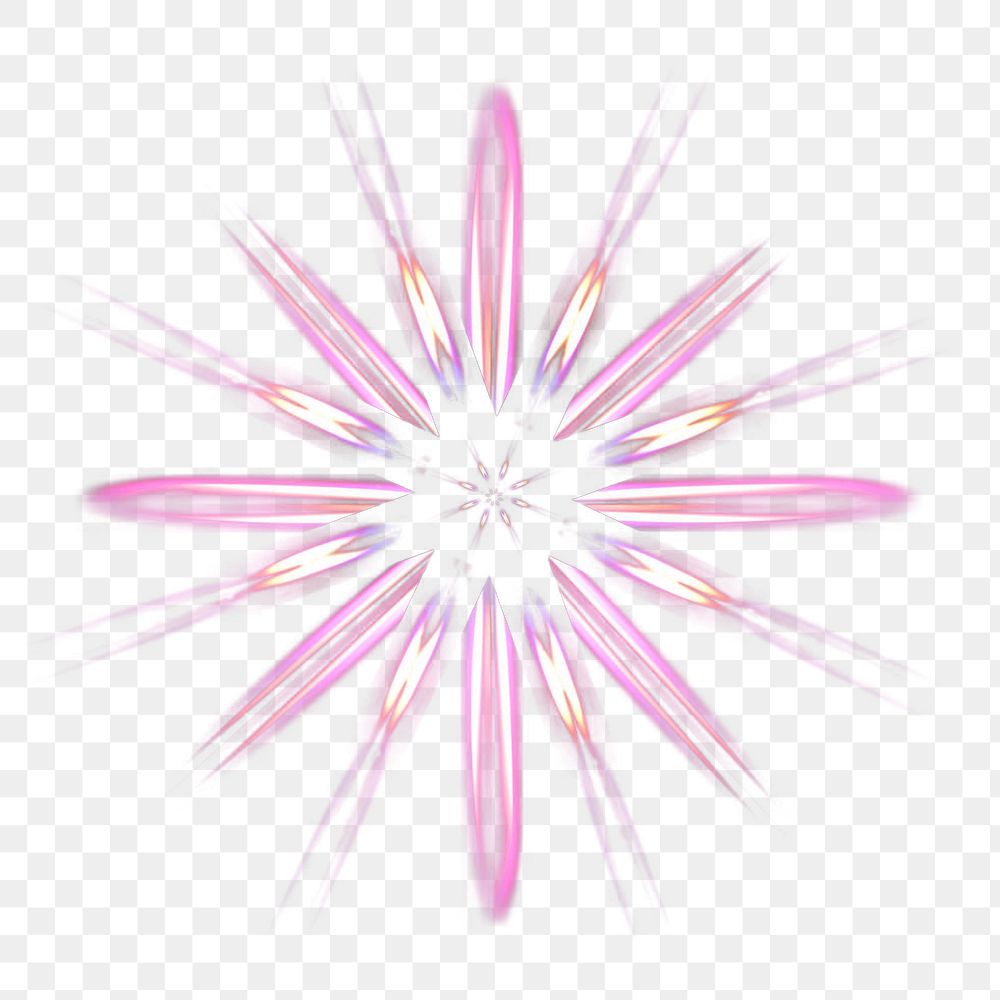 Pink flare png illustration, transparent background. Remixed by rawpixel.