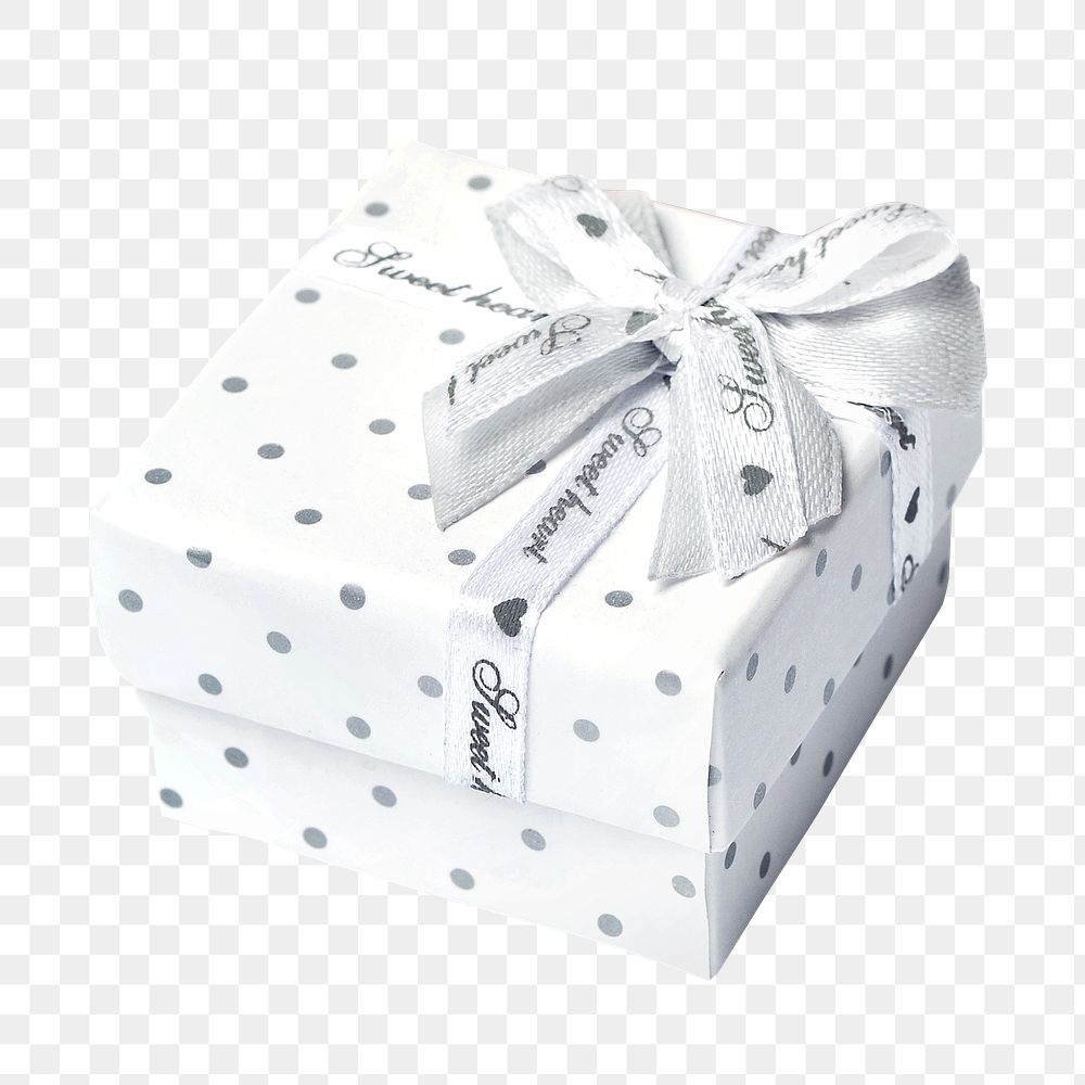 Gift box png sticker, transparent background