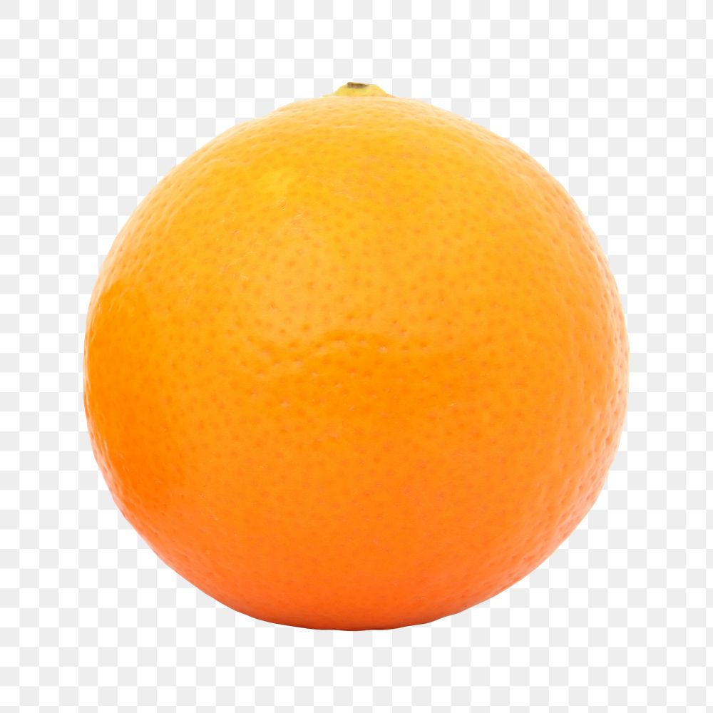 Orange fruit png sticker, transparent background