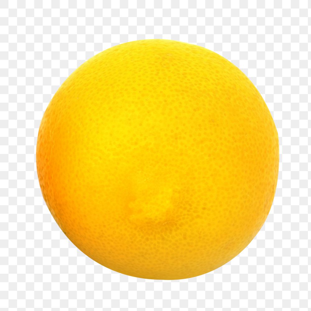 Lemon fruit png sticker, transparent background