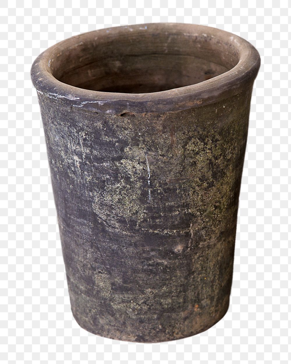 Png clay pot, isolated image, transparent background