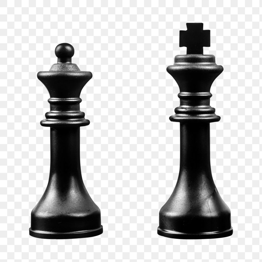 PNG chess pieces, collage element, transparent background