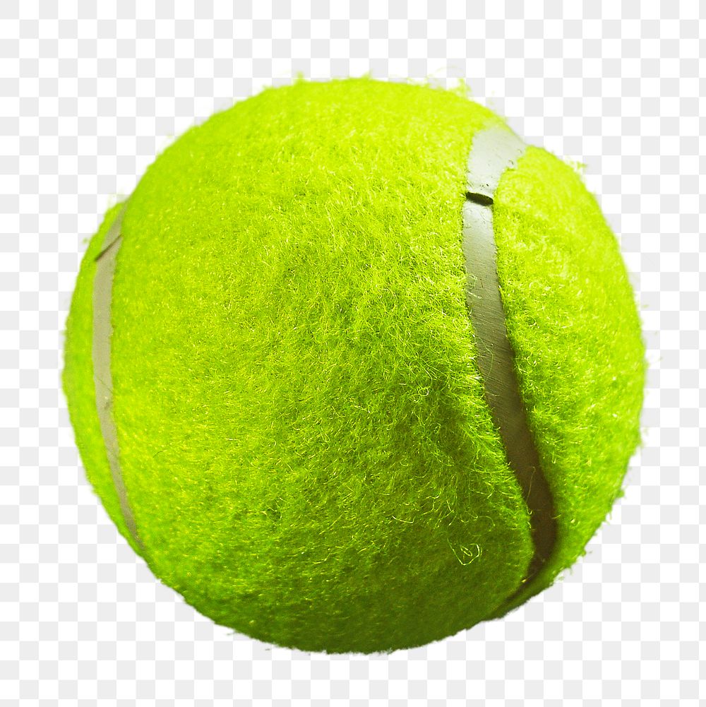 Png tennis ball, isolated image, transparent background