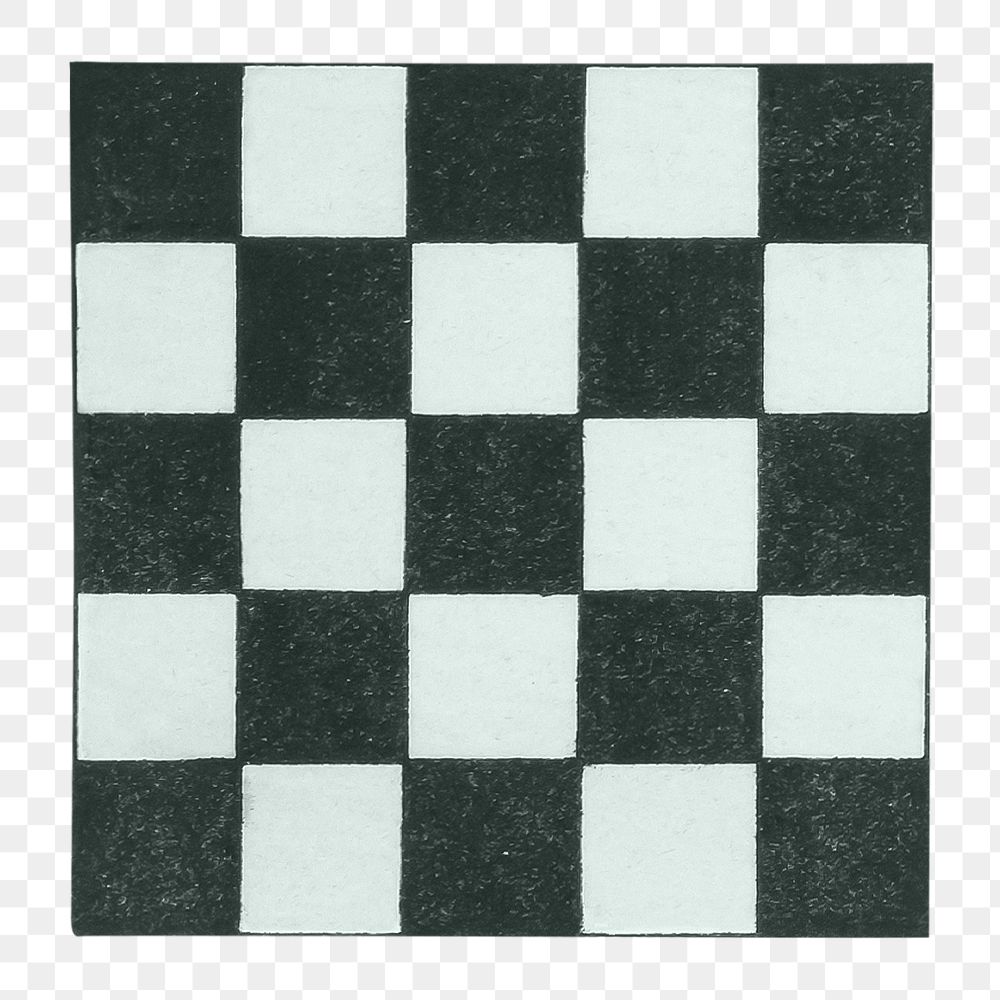 Square png checkered pattern shape, geometric graphic, transparent background. Remixed by rawpixel.