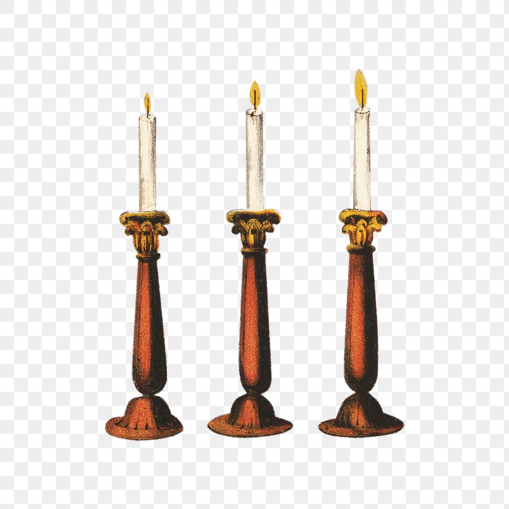 Candles png, Masonic chart of the Scottish rite illustration on transparent background. Remixed by rawpixel.