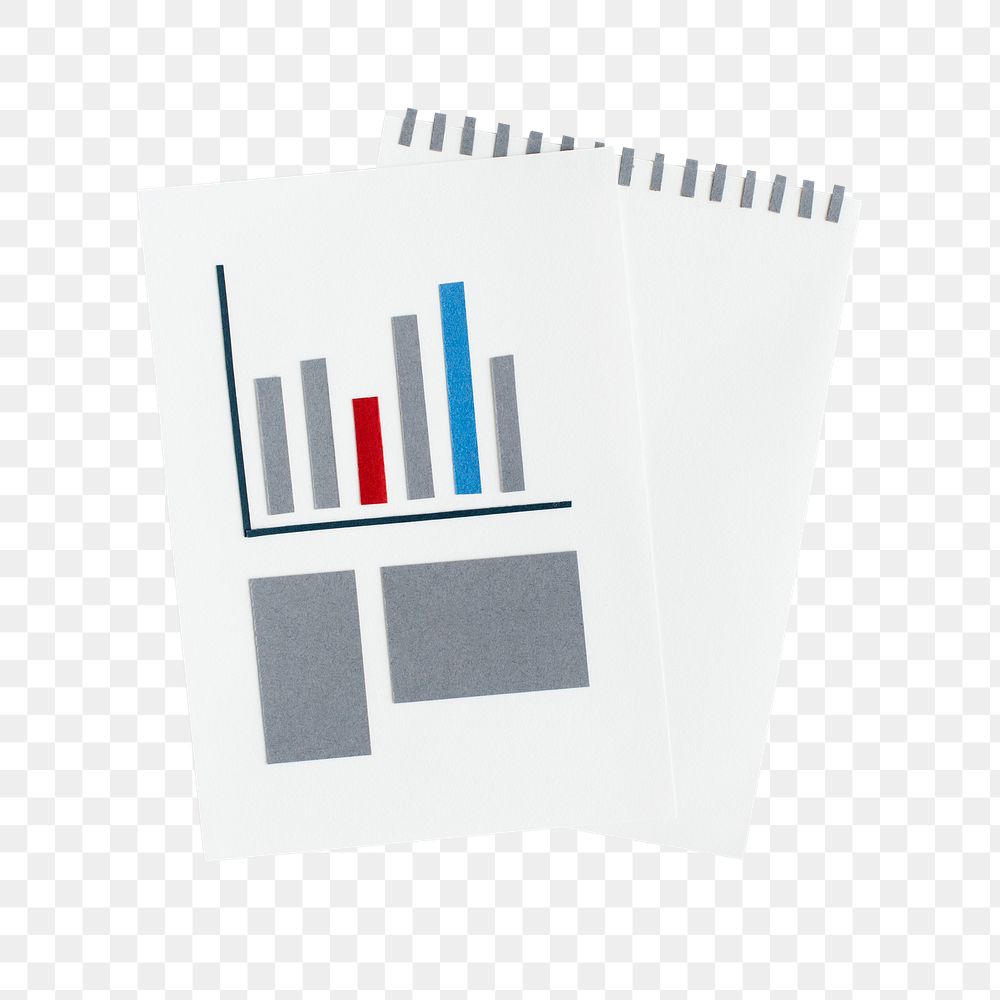 PNG data analysis graph sticker transparent background
