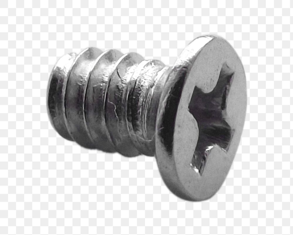 Knot screw png, isolated object, transparent background