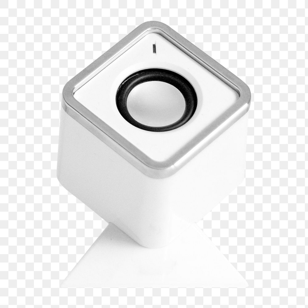 Audio speaker png, isolated object, transparent background