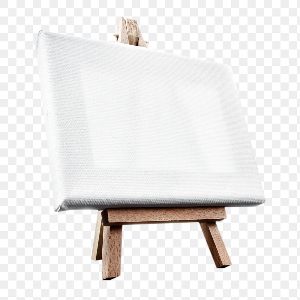 Png paint canvas, isolated image, transparent background